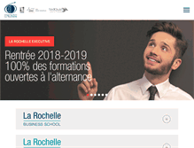 Tablet Screenshot of esc-larochelle.fr
